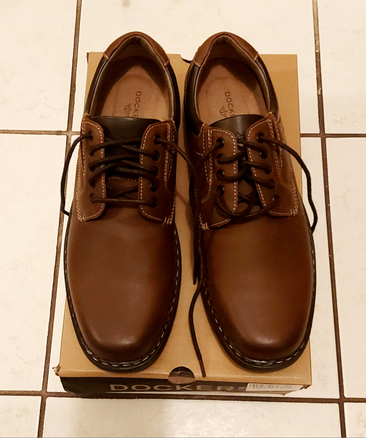 Brand New Brown Dockers Size 12 thumbnail