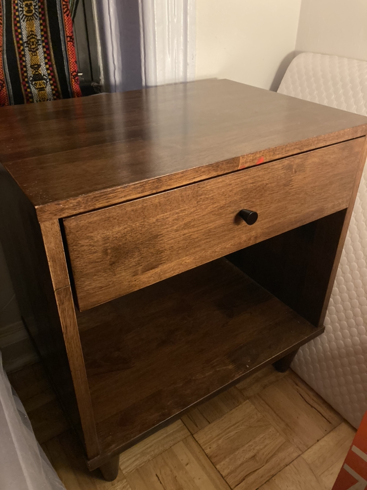 MOVING SALE - Oakwood Nightstand - photo 3