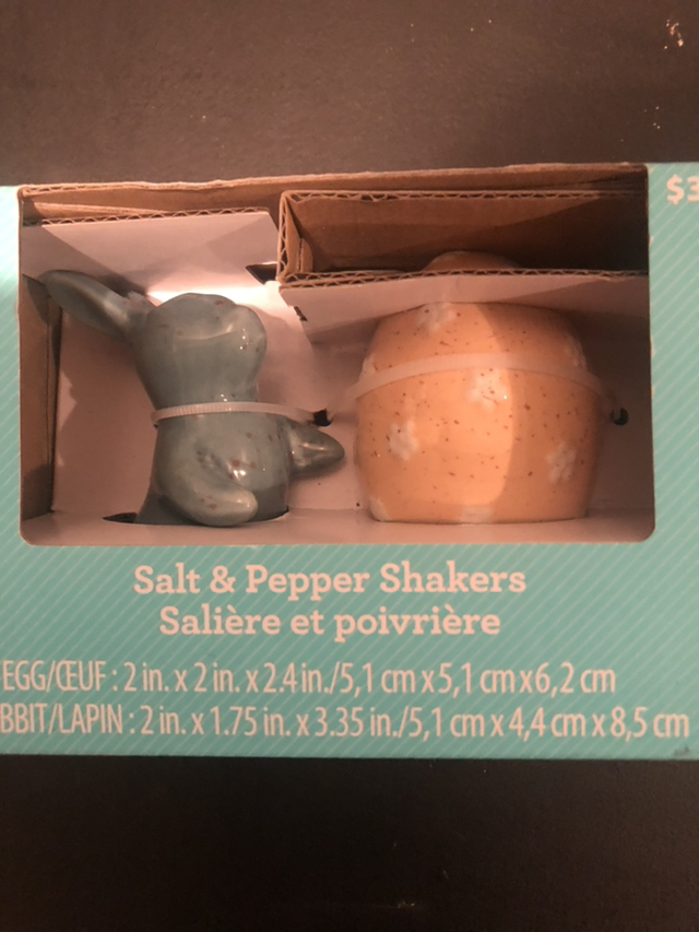 Easter Salt and Pepper Shakers