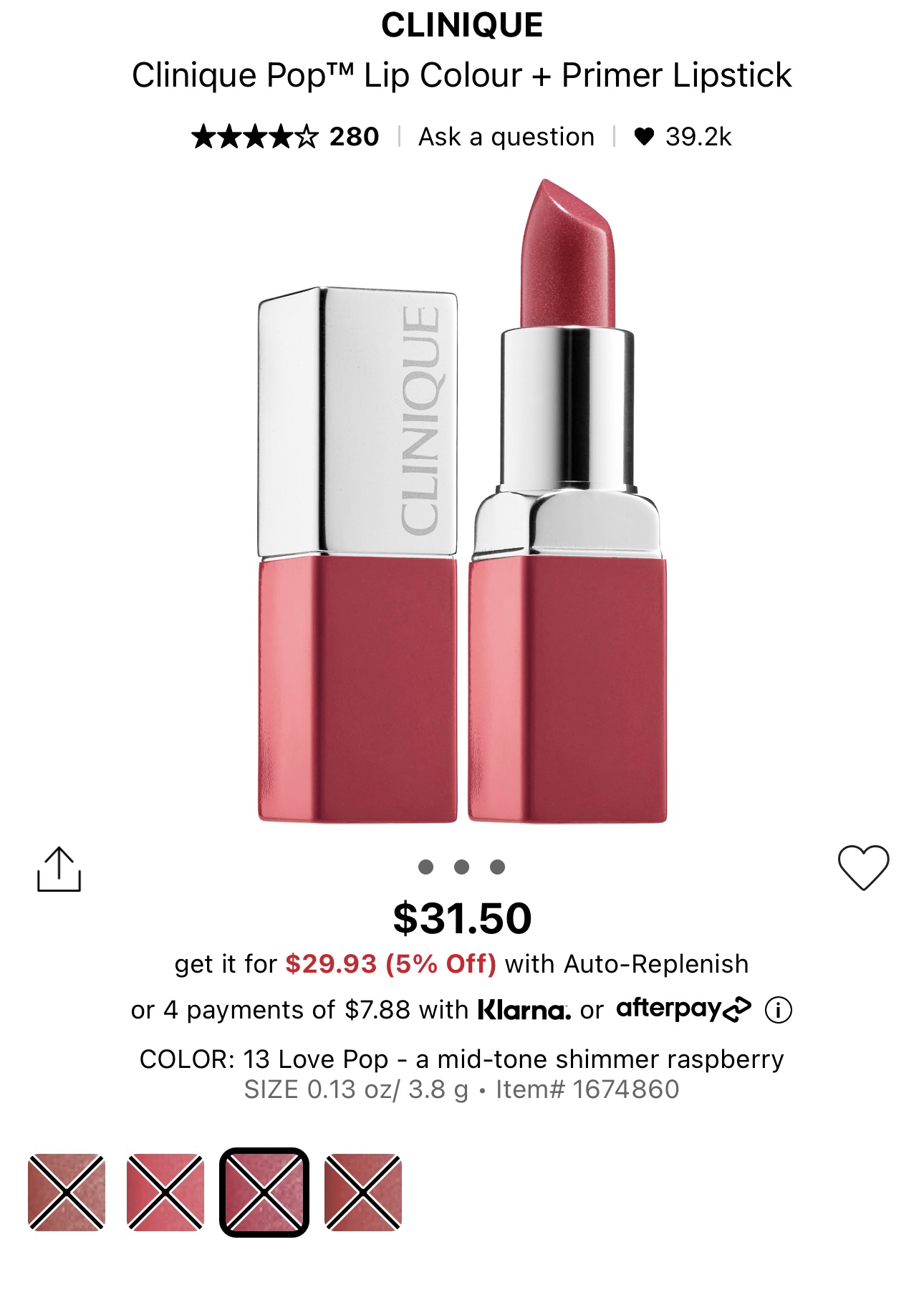 Lipstick Clinique image indicator(2)