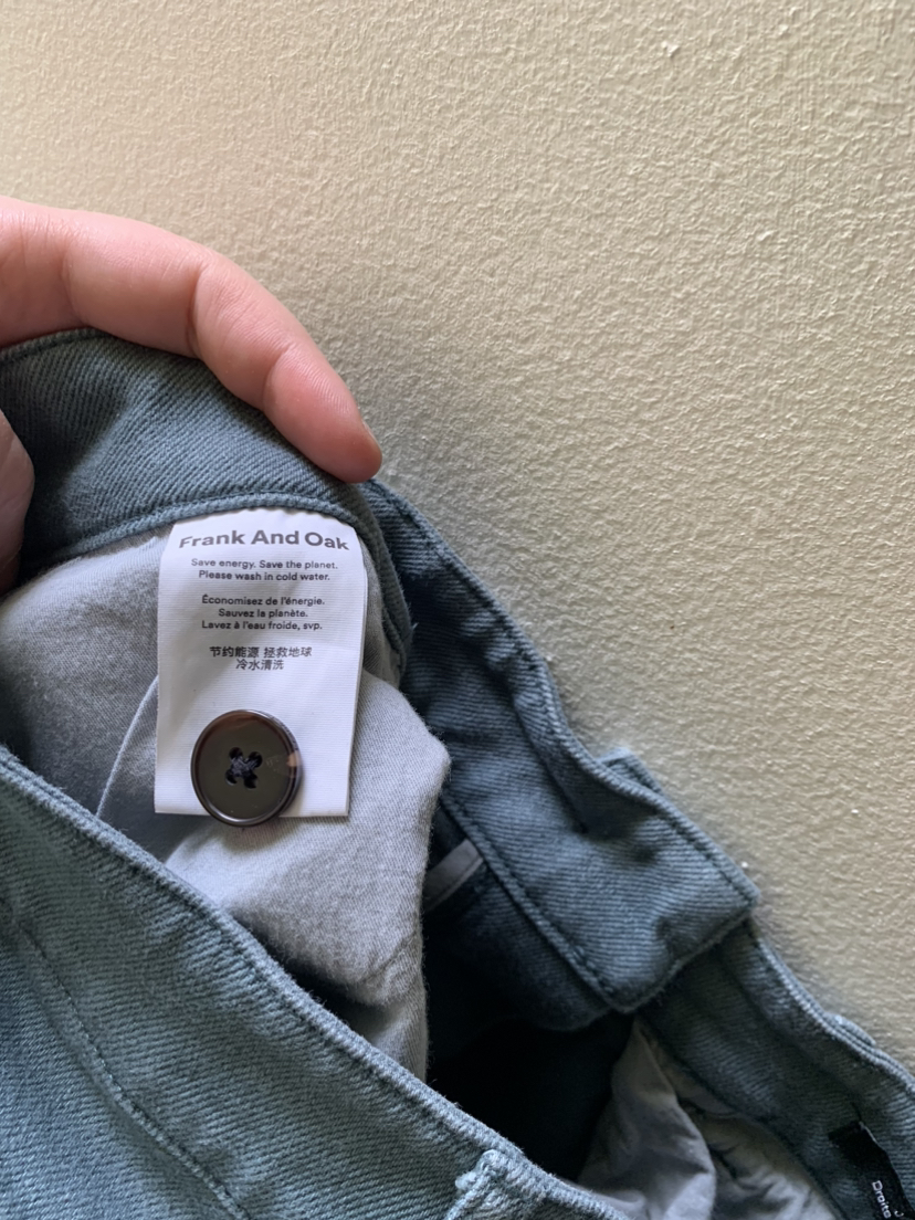 Straight leg Frank and Oak size 8 pants image indicator(5)