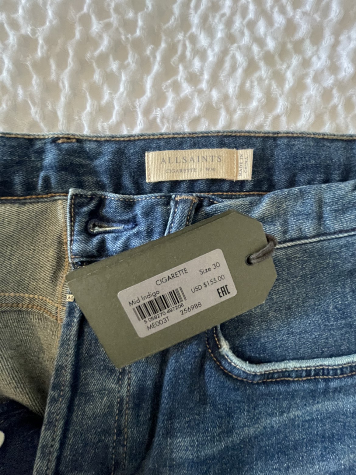 NEW Men’s Allsaints Cigarette Jeans image indicator(3)