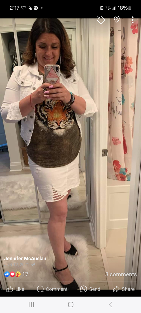 White jean jacket - photo 2