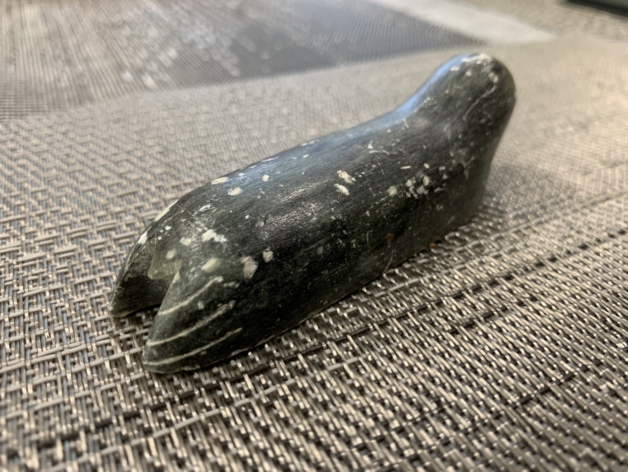 DIMU Seal Soapstone Carving - Signed - Canada - 20th Century image indicator(7)