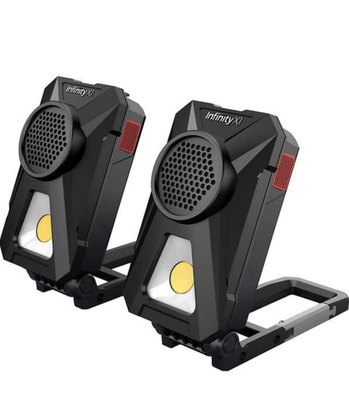 infinity x1 bluetooth speaker work light - photo 2