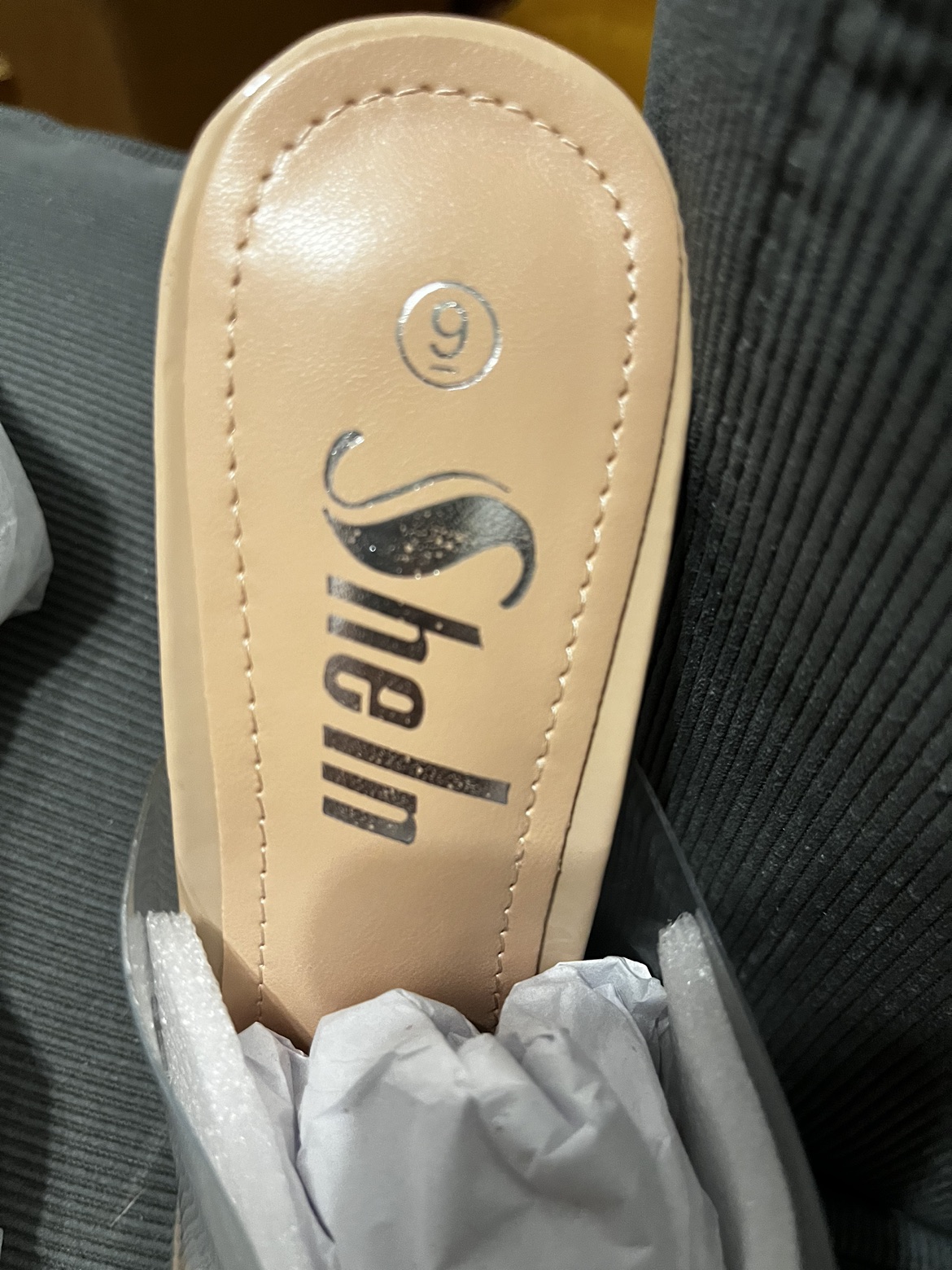 Brand new open toe strapless high heel shoe image indicator(7)