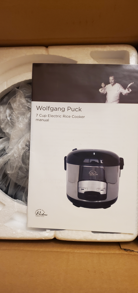 Wolfgang Puck 7 Cup Electric Rice Cooker