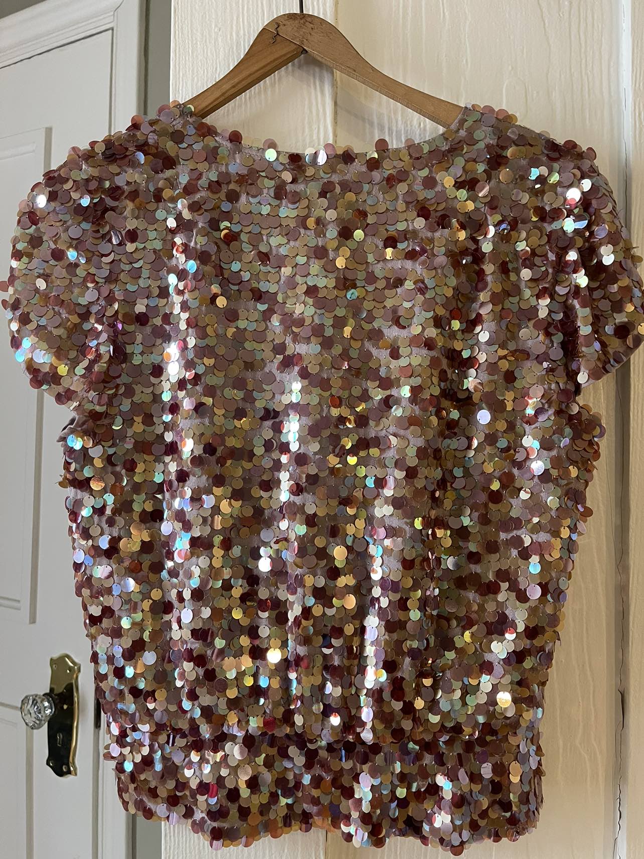 Silk sequins shrug top size S image indicator(3)