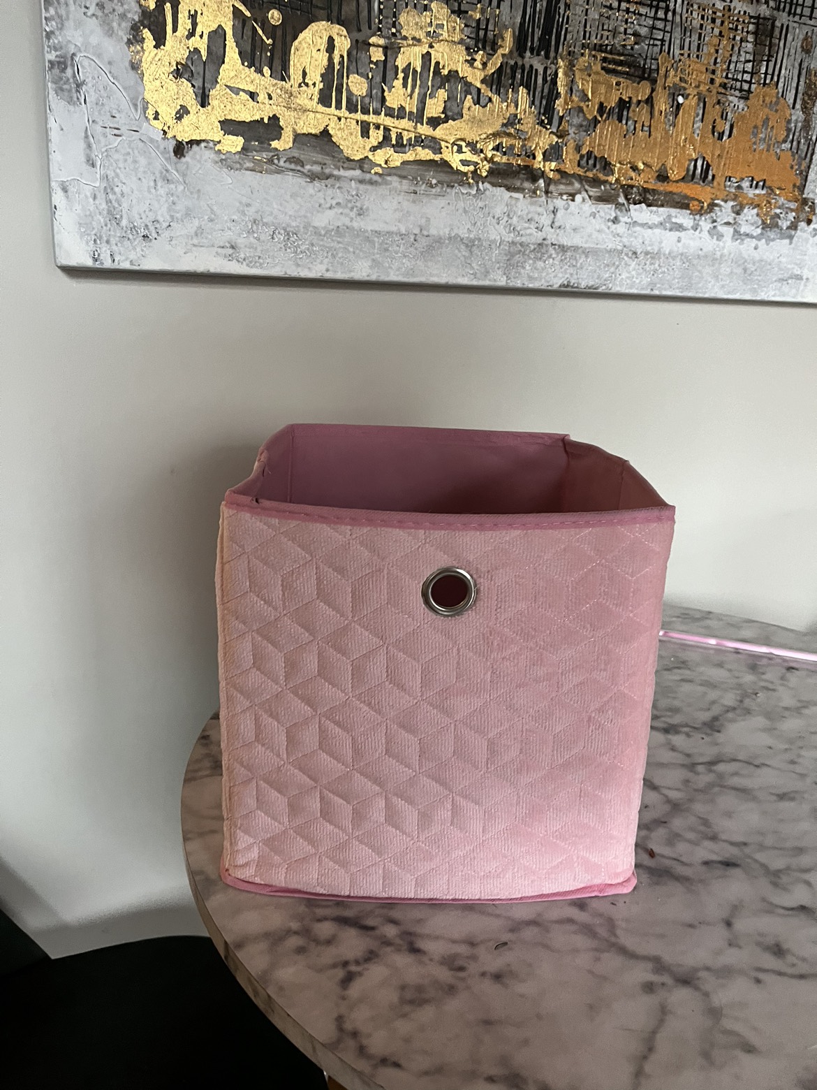 Pink Storage Cube #freecycle