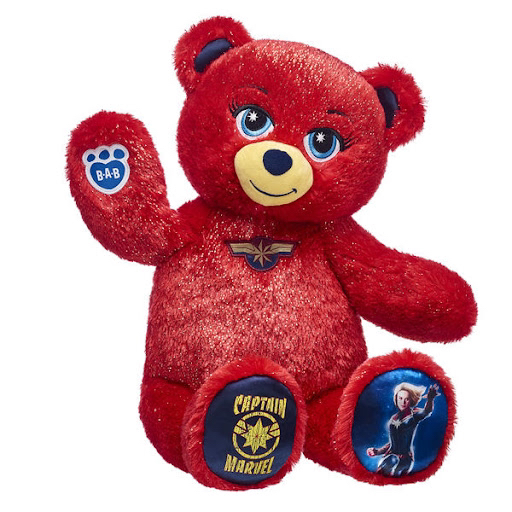 Brand New w/tags *Retired* Captain Marvel Build-A-Bear Doll