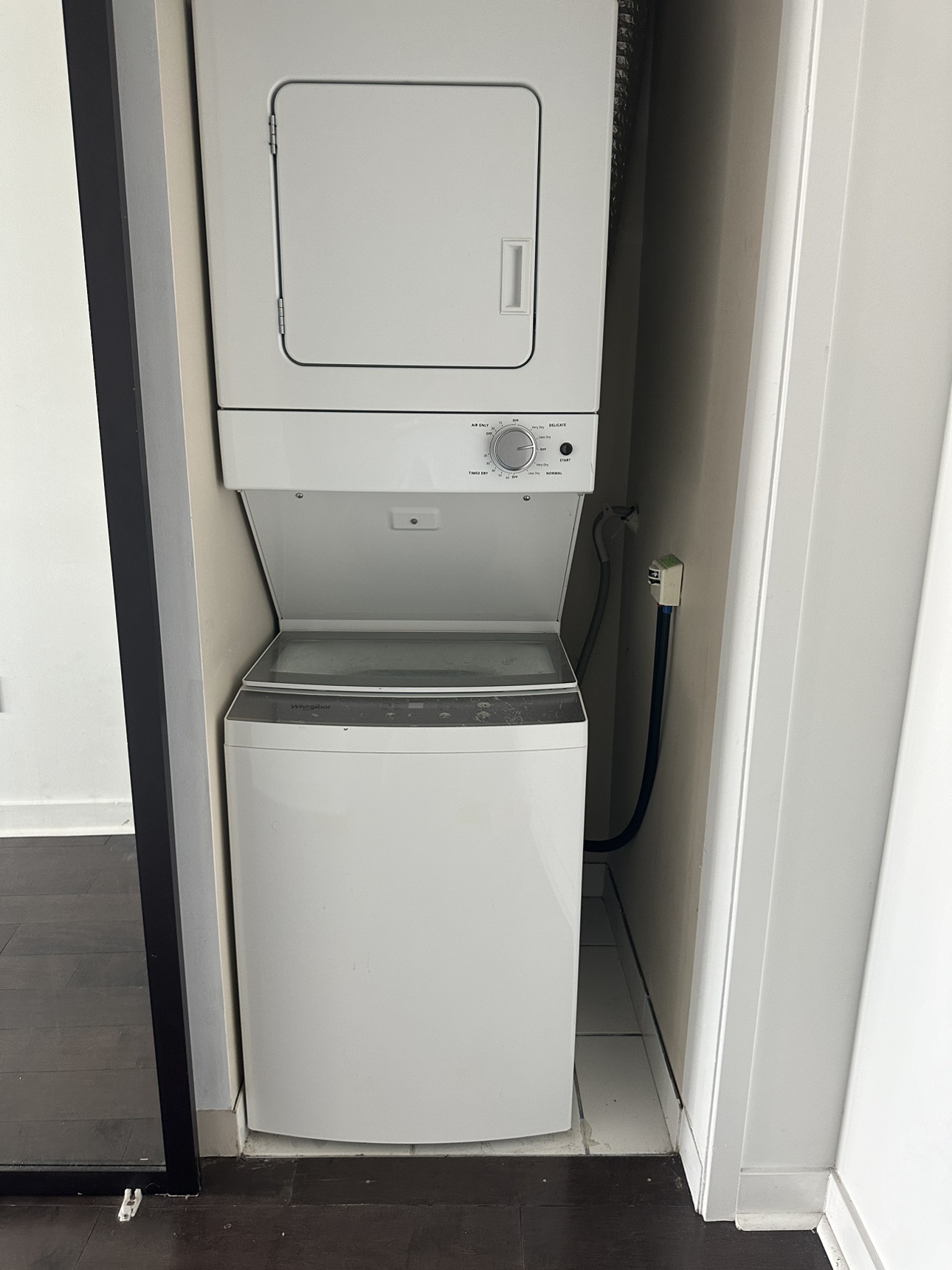 Washer and dryer