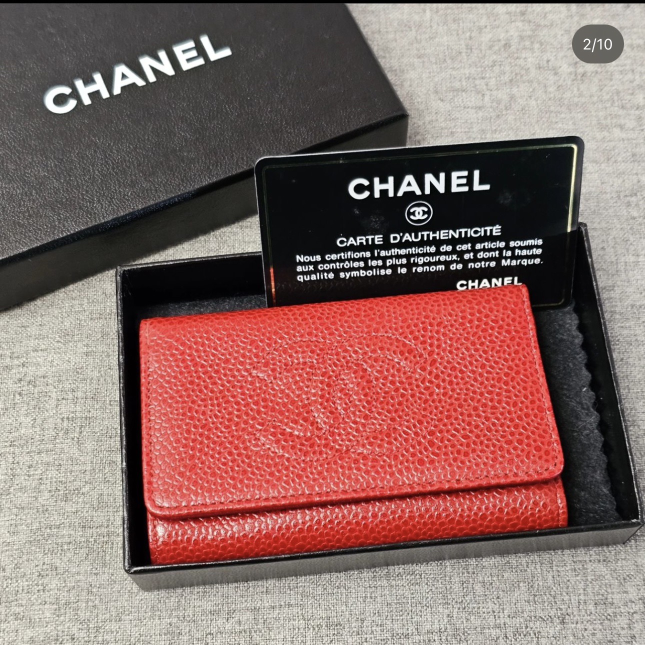 Chanel 6 key holder