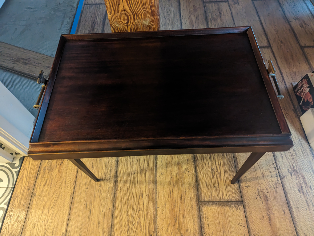 Antique convertible tray - photo 4