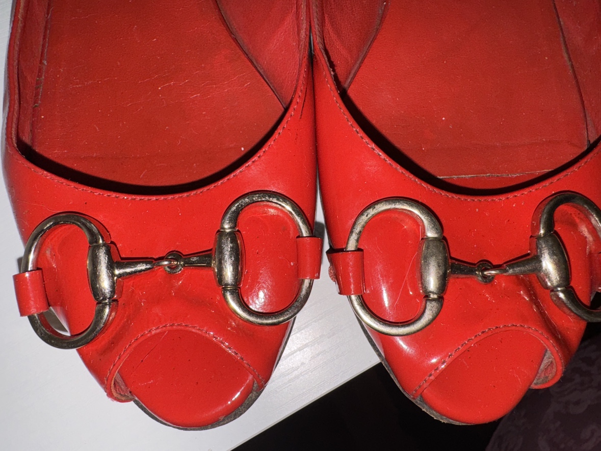 🥿Authentic Red Gucci Shoes size 37 image indicator(7)
