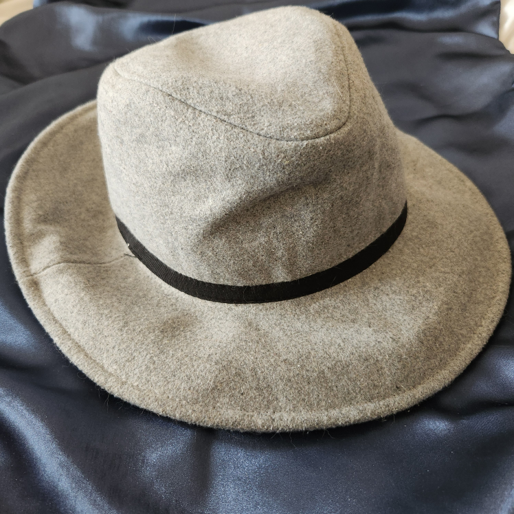 Ladies hat Grey color