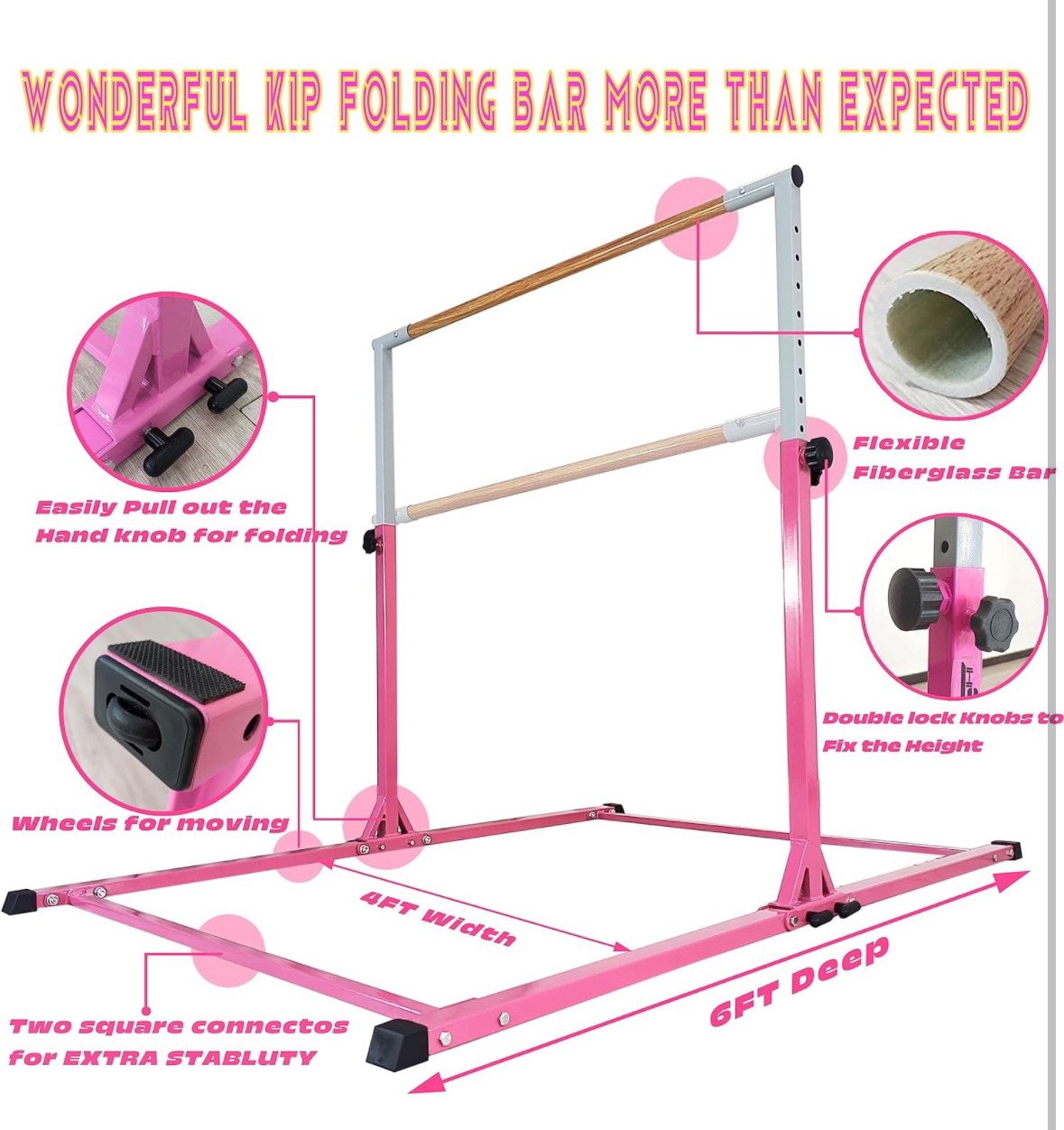 Foldable Gymnastics Bat - photo 4
