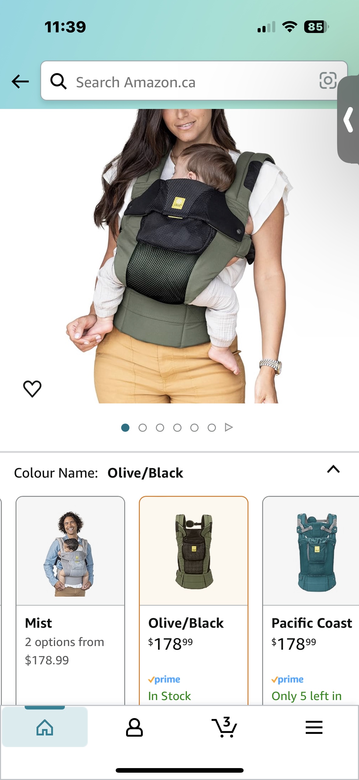 LÍLLÉ Complete 6-in-1 Baby Carrier Newborn to Toddler
