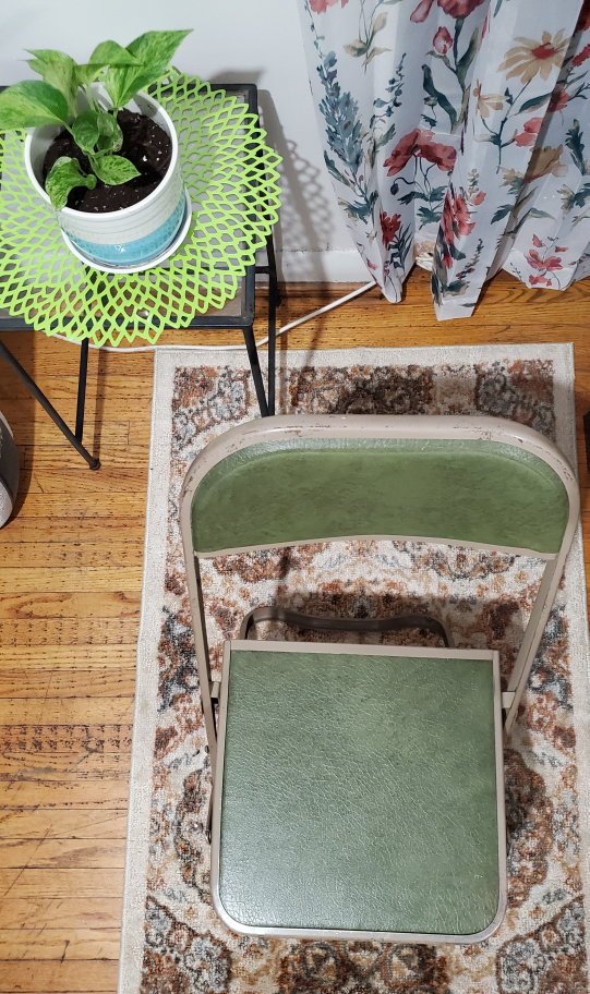 Two solid metal chairs - photo 3