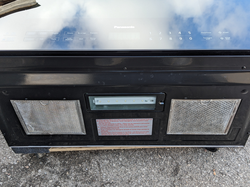 over the range microwave oven hoodfan - photo 2