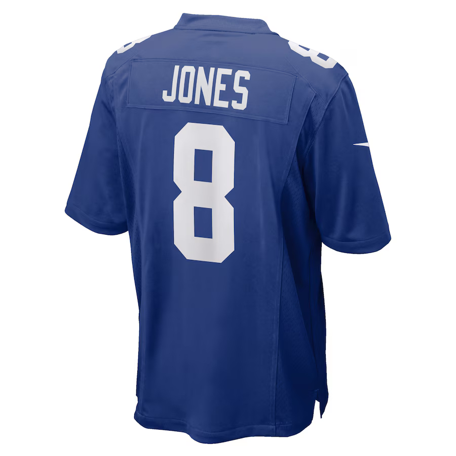 Men's Nike Daniel Jones Royal New York Giants Game Jersey - photo 2