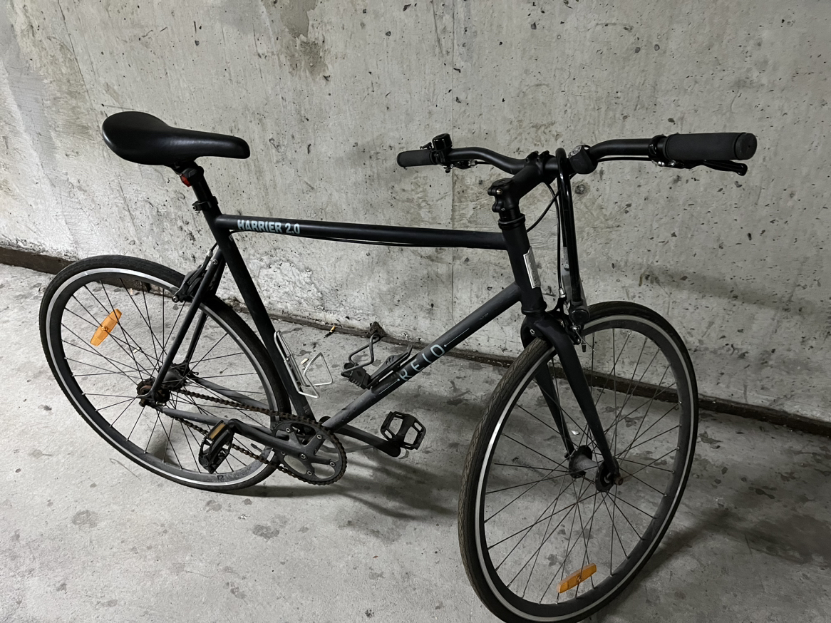 Single speed bike with lock