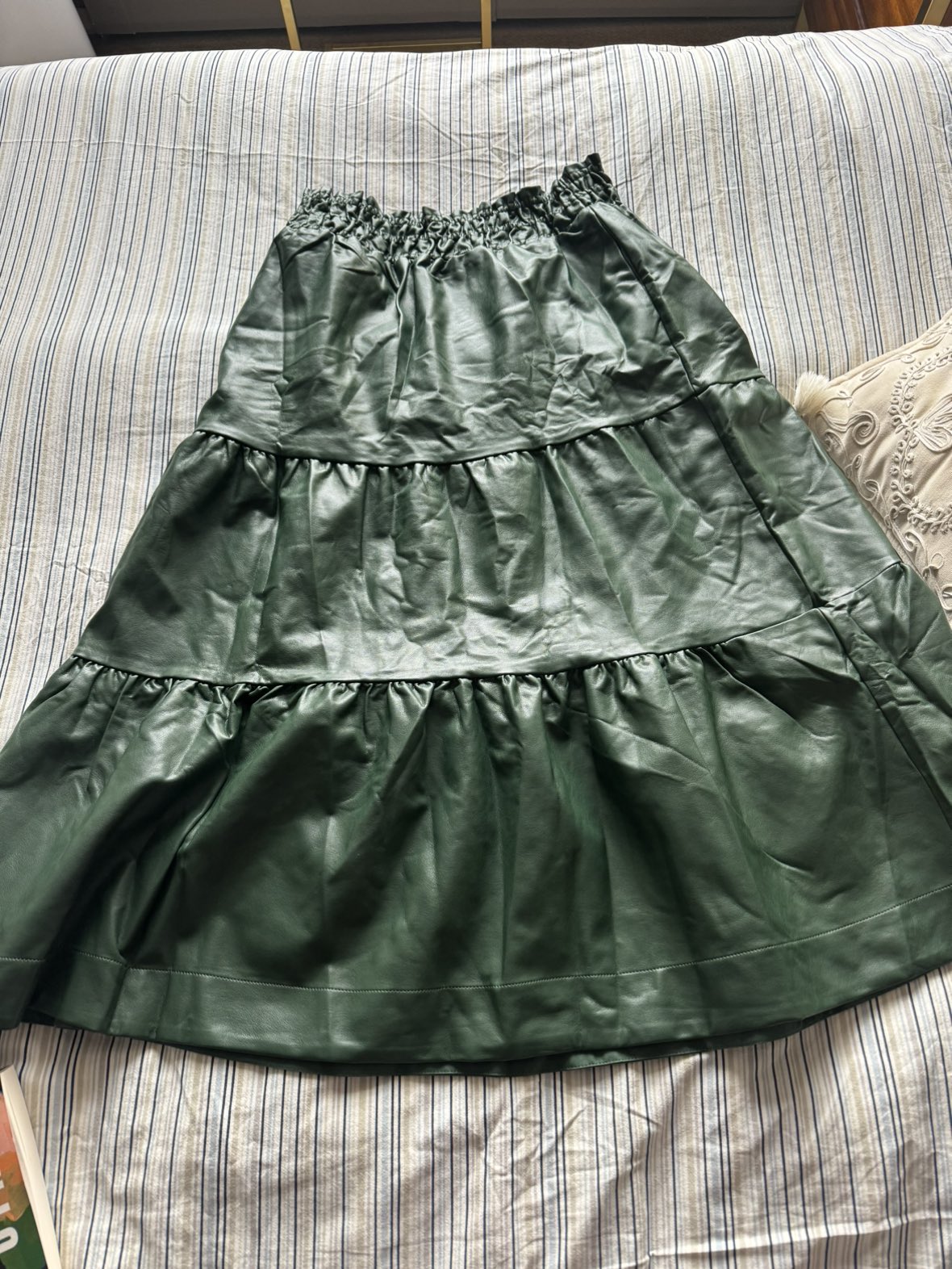 Vegan leather skirt