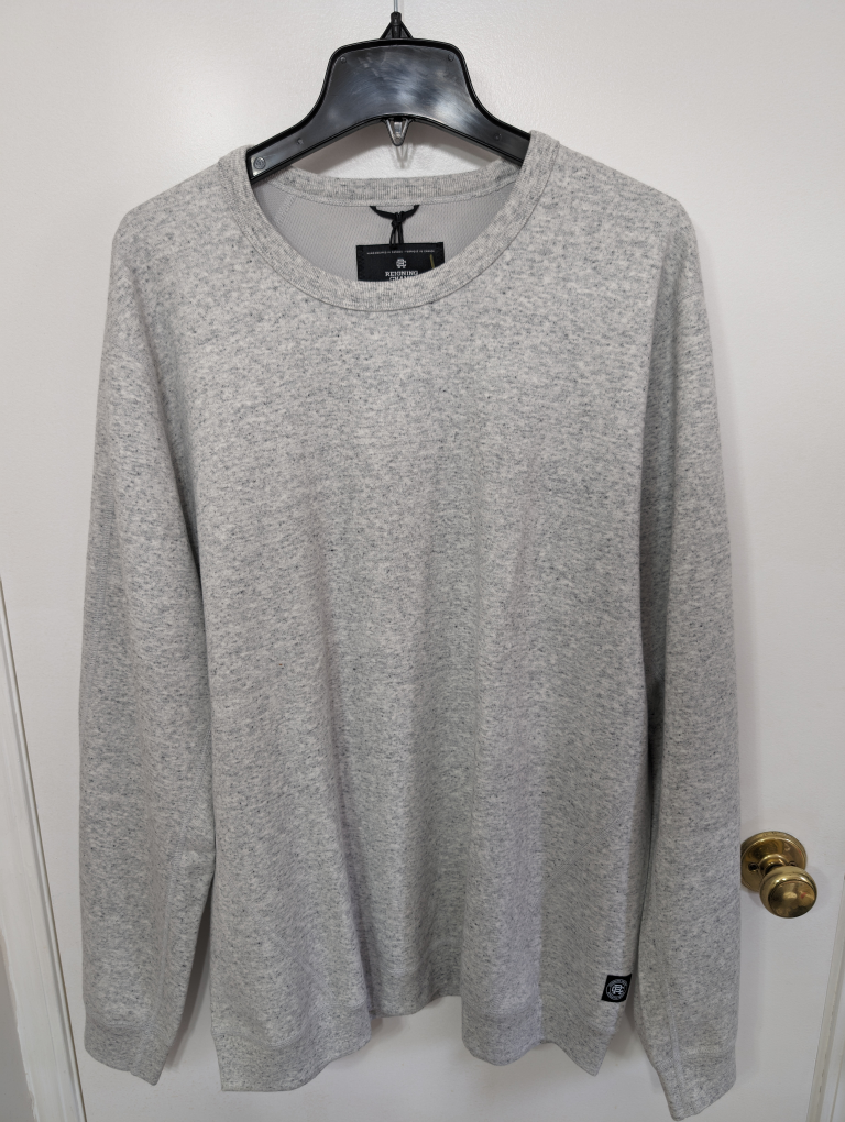 Reigning Champ crewneck bonded terry