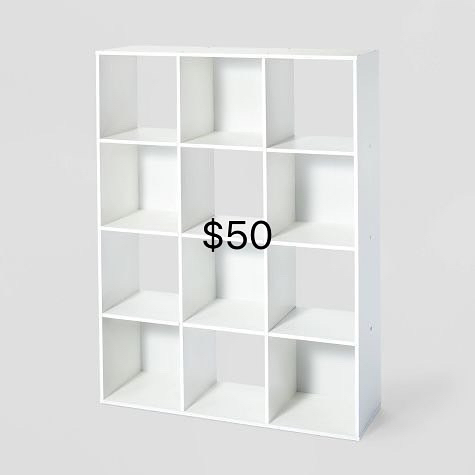 🥕White Shelf Unit - Moving sale