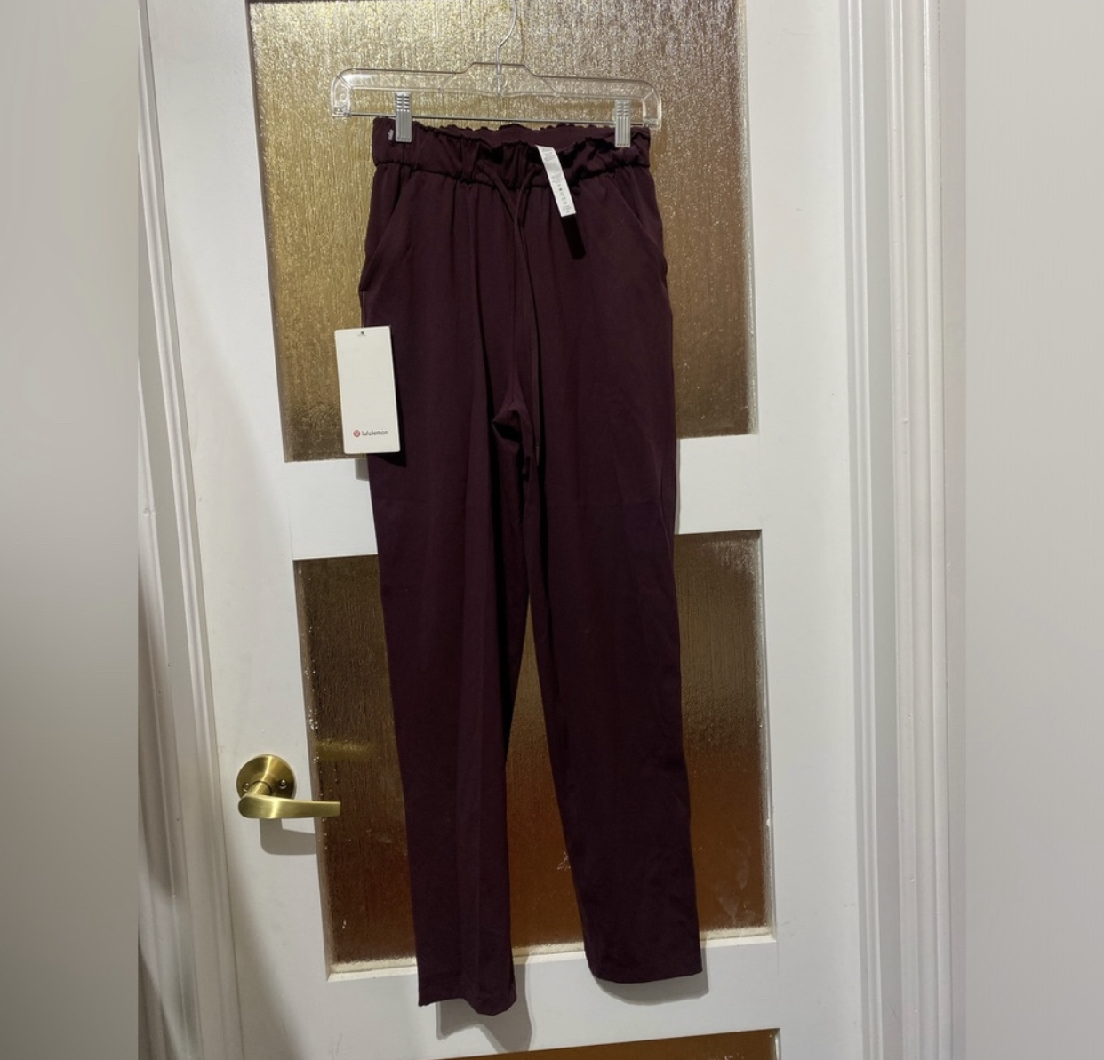 NWT Lululemon Keep Moving 7/8 Pant Cassis
