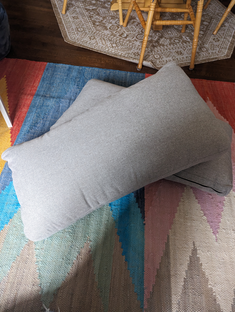 2 couch back cushions cozey thumbnail
