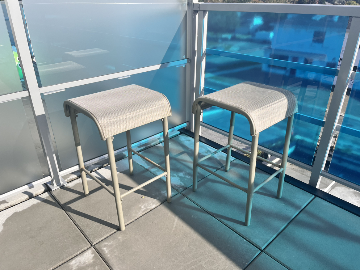 Set of 2 Bar Stools or Patio Stools