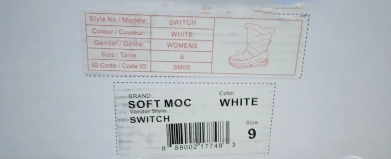 BNIB SOFTMOC WOMENS SWITCH SIZE 9 WATERPROOF image indicator(4)