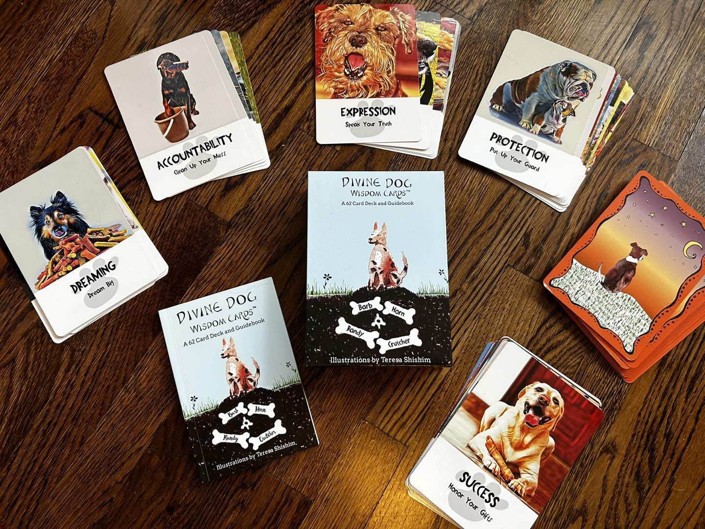 Divine Dog Wisdom Cards - oracle card set