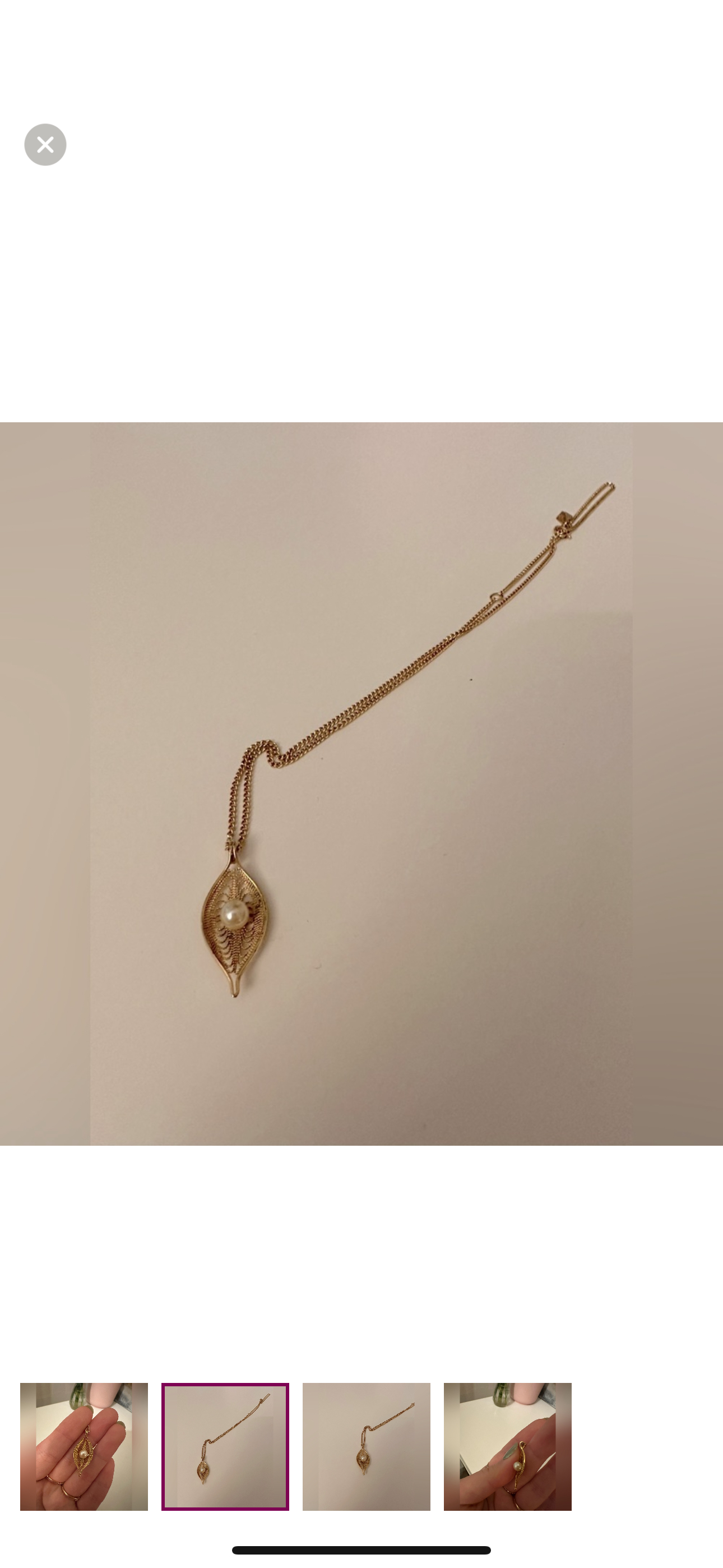 Vintage pearl necklace 🧡 image indicator(2)