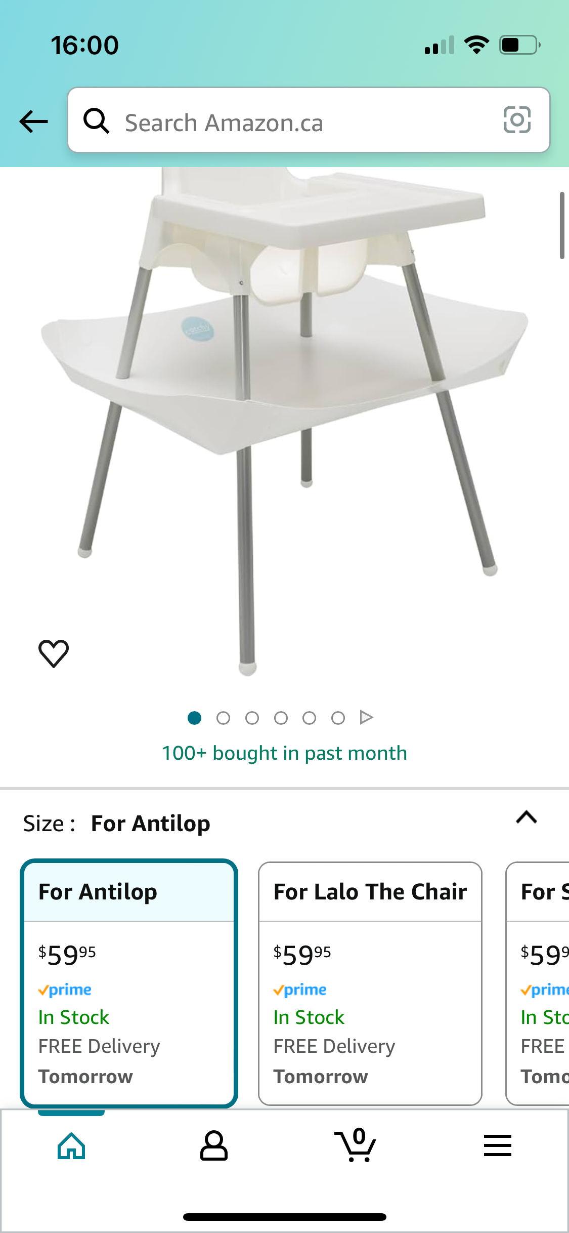 Ikea Antilop High Chair with Tray + Catchy attachment - photo 4