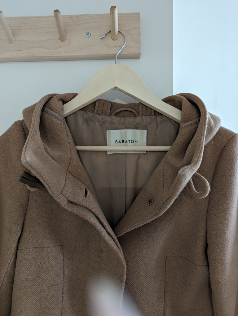 Babaton Aritiza wool coat in camel, size S - photo 3
