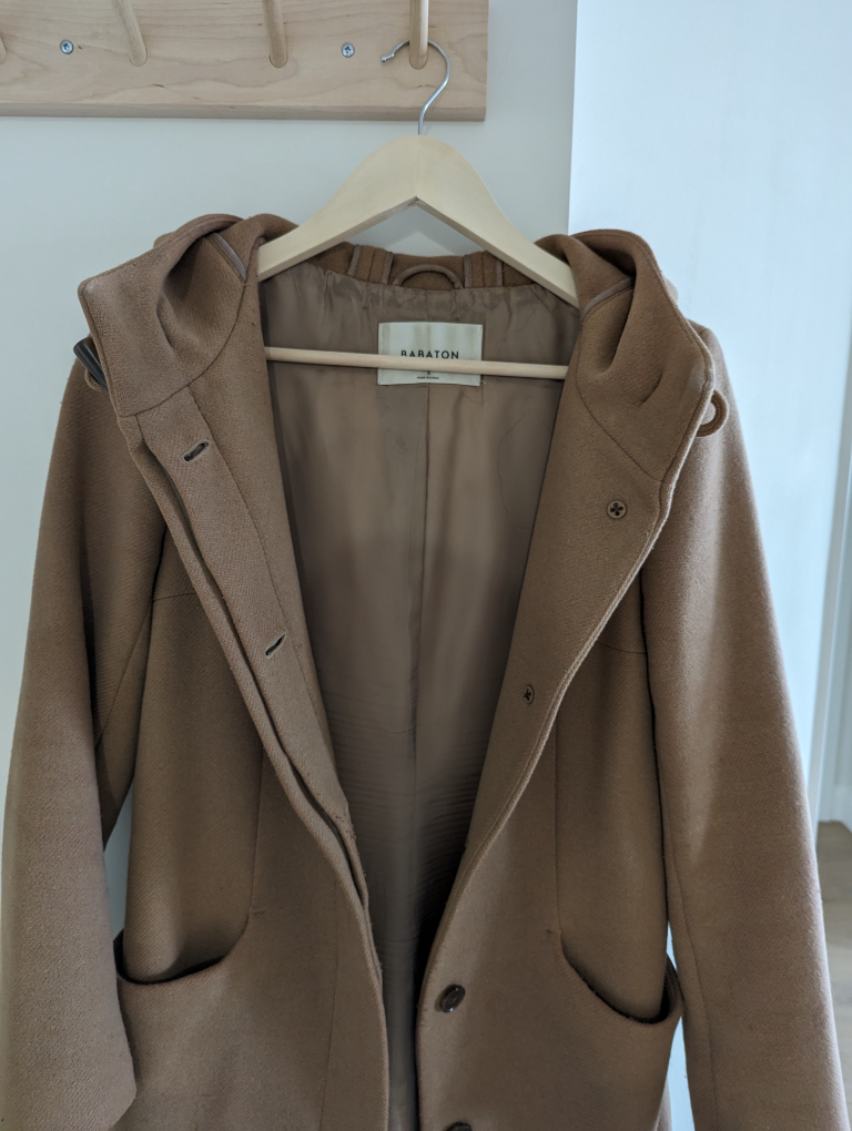 Babaton Aritiza wool coat in camel, size S - photo 4