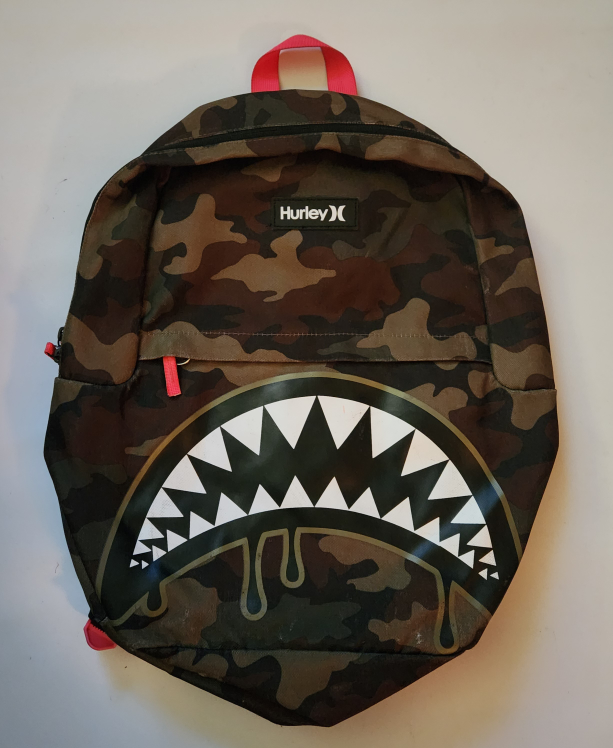 Hurley "Shark Bite" Camo Backpack