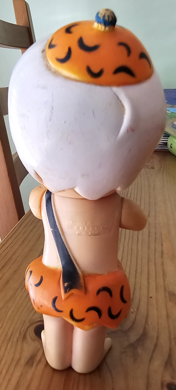 Vintage Rare 1972 Flinstones Bam-Bam Sip Along Figure by Kenner image indicator(3)