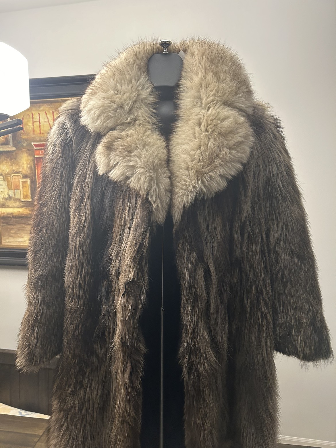 Vintage Custom High End Fur Coat XS/S image indicator(9)