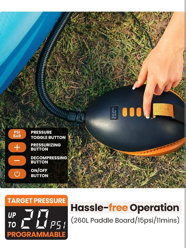 High Pressure SUP Air pump - brandnew image indicator(2)