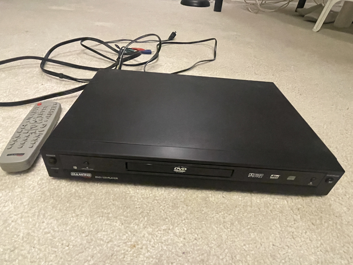 Diamond brand cd/dvd player with remote thumbnail