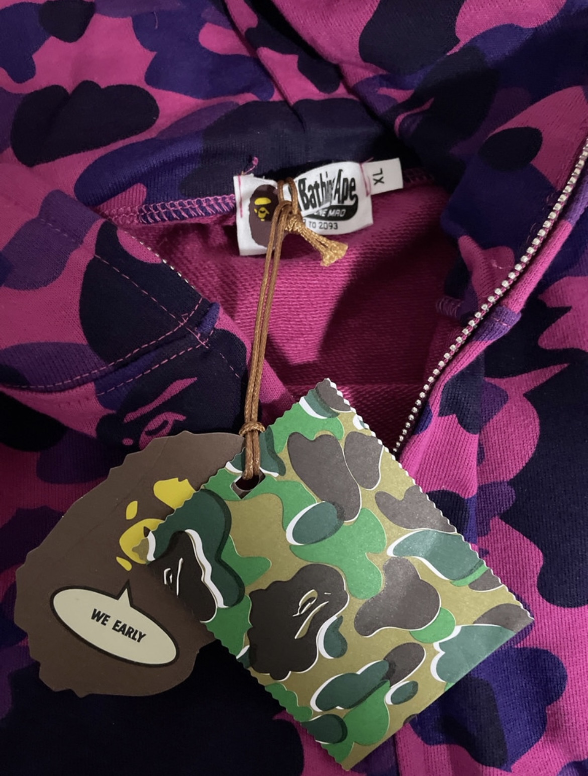 Purple Bape Shark Zipup image indicator(5)