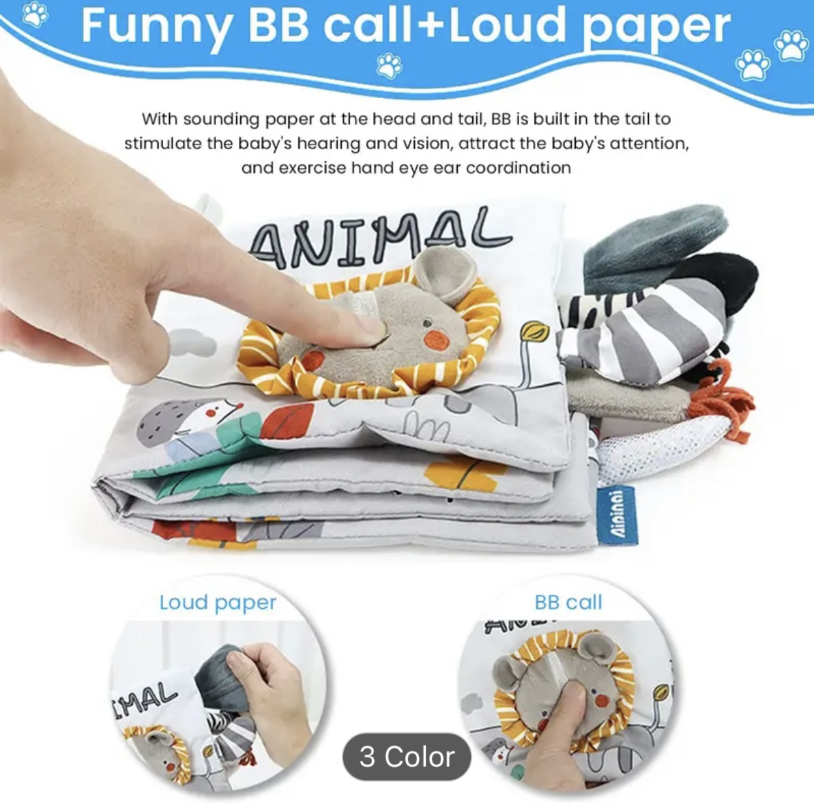 Baby Books Toys | Soft Toys Baby Cloth Books image indicator(10)