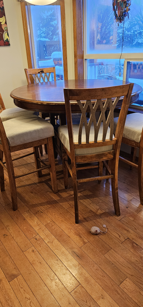 dinning table with high chair - photo 2
