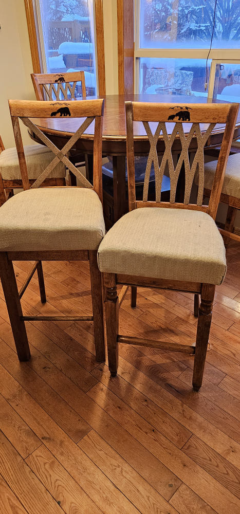 dinning table with high chair - photo 3