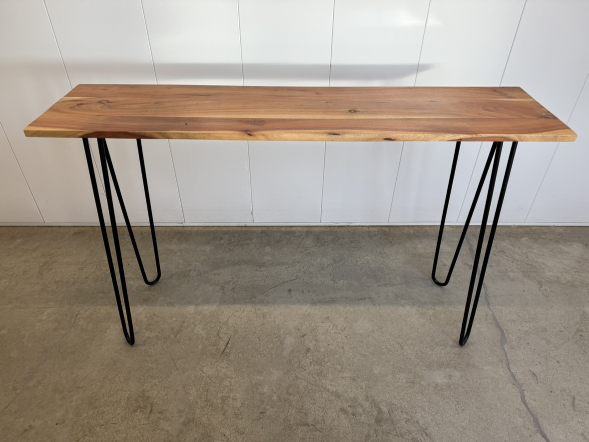 Mid-Century Modern Hairpin Console Table - photo 4