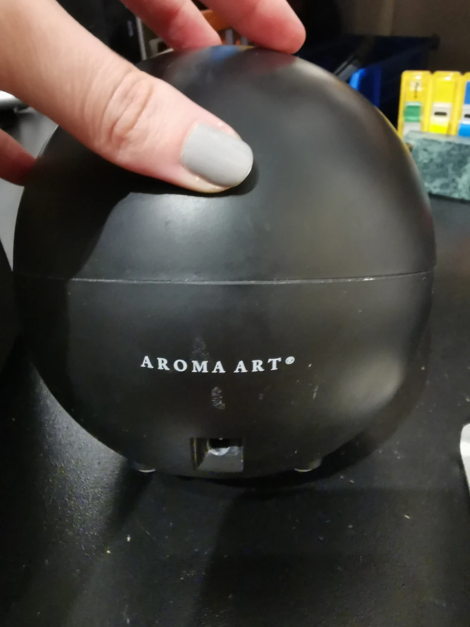 saje black customizable chalkboard diffuser - photo 2