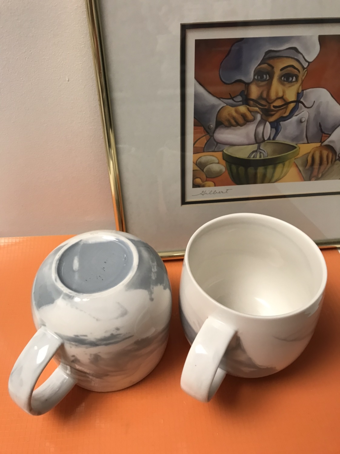 Two marble mugs gift ideas - photo 2