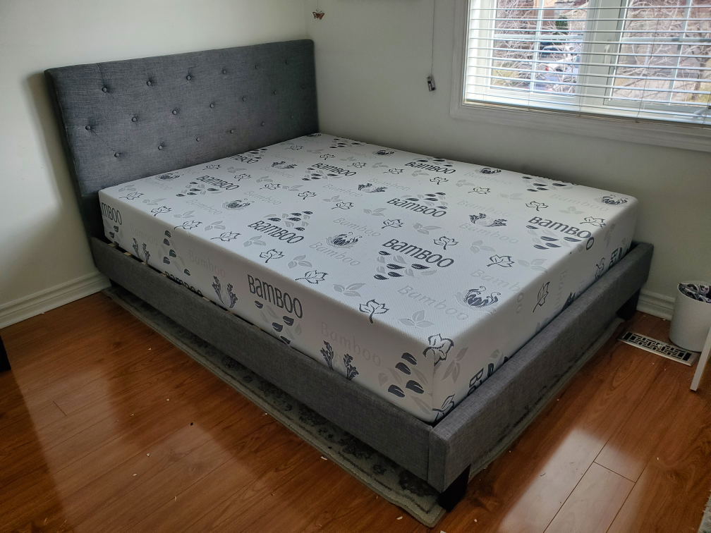 Queen Bed + Bamboo Gel Mattress